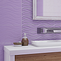 Faience Izola waves purple 25x50 – KAI 11.29.1004.0448 - siko.bg Faience Izola waves purple 25x50 – KAI 11.29.1004.0448 – миниатюра 1